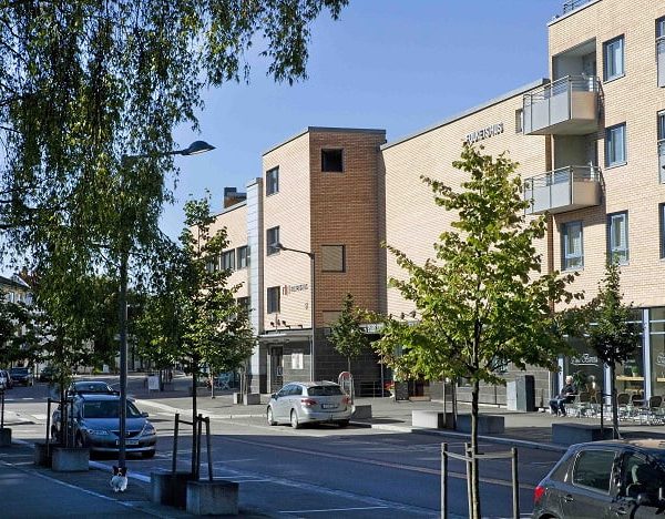 Folkets Hus i Strømmen fasade